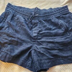 Athleta Women's Linen Black Shorts